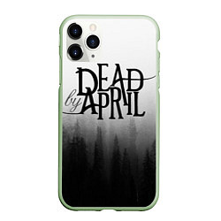 Чехол iPhone 11 Pro матовый Dead by April, цвет: 3D-салатовый