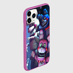 Чехол iPhone 11 Pro матовый Five Nights at Freddys, цвет: 3D-фиолетовый — фото 2