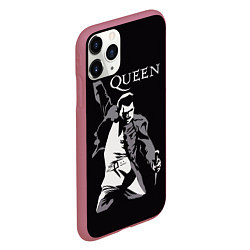 Чехол iPhone 11 Pro матовый Queen Star, цвет: 3D-малиновый — фото 2