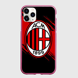 Чехол iPhone 11 Pro матовый ACM 1899, цвет: 3D-малиновый