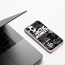 Чехол iPhone 11 Pro матовый Arctic Monkeys: I'm in a Vest, цвет: 3D-розовый — фото 2