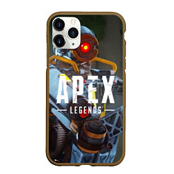 Чехол iPhone 11 Pro матовый Apex Legends: Robot