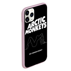 Чехол iPhone 11 Pro матовый Arctic Monkeys: Do i wanna know?, цвет: 3D-розовый — фото 2