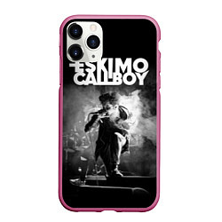 Чехол iPhone 11 Pro матовый Eskimo Callboy, цвет: 3D-малиновый