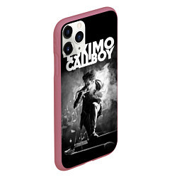 Чехол iPhone 11 Pro матовый Eskimo Callboy, цвет: 3D-малиновый — фото 2