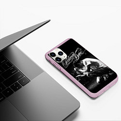 Чехол iPhone 11 Pro матовый Parkway Drive, цвет: 3D-розовый — фото 2