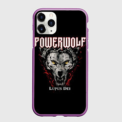 Чехол iPhone 11 Pro матовый Powerwolf: Lupus Dei, цвет: 3D-фиолетовый