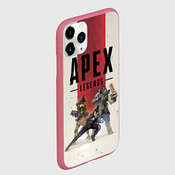 Чехол iPhone 11 Pro матовый Apex Legends, цвет: 3D-малиновый — фото 2