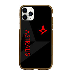 Чехол iPhone 11 Pro матовый Astralis: Dark Style, цвет: 3D-коричневый