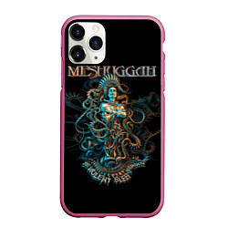 Чехол iPhone 11 Pro матовый Meshuggah: Violent Sleep, цвет: 3D-малиновый