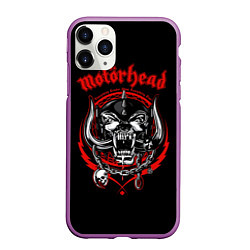 Чехол iPhone 11 Pro матовый Motorhead Demons, цвет: 3D-фиолетовый