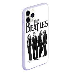 Чехол iPhone 11 Pro матовый The Beatles: White Side, цвет: 3D-светло-сиреневый — фото 2