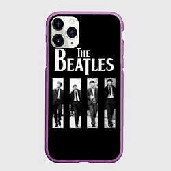 Чехол iPhone 11 Pro матовый The Beatles: Black Side