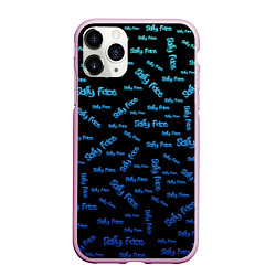 Чехол iPhone 11 Pro матовый Sally Face: Blue Pattern