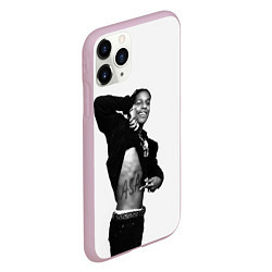 Чехол iPhone 11 Pro матовый ASAP Rocky: White Fashion, цвет: 3D-розовый — фото 2