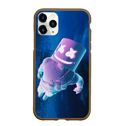 Чехол iPhone 11 Pro матовый Marshmello Effect, цвет: 3D-коричневый