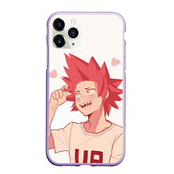 Чехол iPhone 11 Pro матовый Hearts Anime