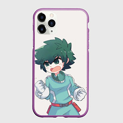 Чехол iPhone 11 Pro матовый Fight, цвет: 3D-фиолетовый