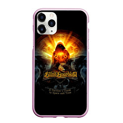 Чехол iPhone 11 Pro матовый Blind Guardian: Guide to Space, цвет: 3D-розовый