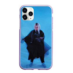 Чехол iPhone 11 Pro матовый Billie Eilish: Blue Fashion, цвет: 3D-светло-сиреневый