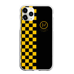 Чехол iPhone 11 Pro матовый 21 Pilots: Yellow Grid, цвет: 3D-белый