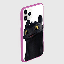 Чехол iPhone 11 Pro матовый Черная фурия, цвет: 3D-фиолетовый — фото 2