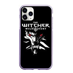 Чехол iPhone 11 Pro матовый The Witcher 3: Wild Hunt, цвет: 3D-светло-сиреневый