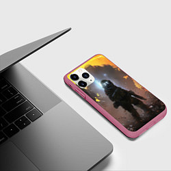 Чехол iPhone 11 Pro матовый Apex Legends: Sunrise, цвет: 3D-малиновый — фото 2