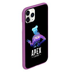 Чехол iPhone 11 Pro матовый Apex Legends: Lifeline, цвет: 3D-фиолетовый — фото 2