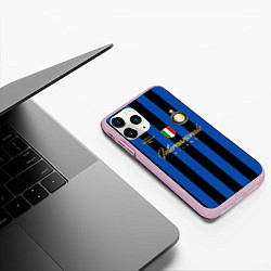 Чехол iPhone 11 Pro матовый Internazionale Milano, цвет: 3D-розовый — фото 2