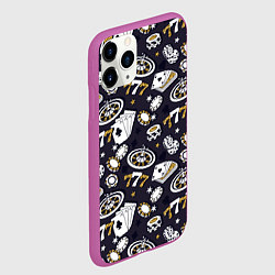 Чехол iPhone 11 Pro матовый Казино 777, цвет: 3D-фиолетовый — фото 2