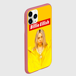 Чехол iPhone 11 Pro матовый Billie Eilish: MyBoi, цвет: 3D-малиновый — фото 2