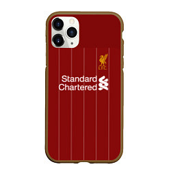 Чехол iPhone 11 Pro матовый Virgil van Dijk 19-20 форма, цвет: 3D-коричневый