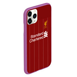 Чехол iPhone 11 Pro матовый Virgil van Dijk 19-20 форма, цвет: 3D-фиолетовый — фото 2