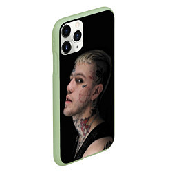 Чехол iPhone 11 Pro матовый Lil Peep: Dark Angel, цвет: 3D-салатовый — фото 2