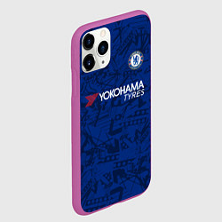 Чехол iPhone 11 Pro матовый Chelsea home 19-20, цвет: 3D-фиолетовый — фото 2