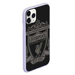 Чехол iPhone 11 Pro матовый Liverpool - Classic Est 1892, цвет: 3D-светло-сиреневый — фото 2