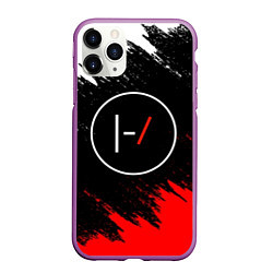 Чехол iPhone 11 Pro матовый 21 Pilots: Black & Red