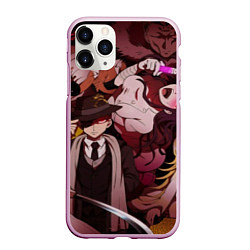 Чехол iPhone 11 Pro матовый DANGANRONPA, цвет: 3D-розовый