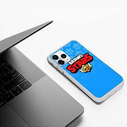 Чехол iPhone 11 Pro матовый Brawl Stars, цвет: 3D-белый — фото 2