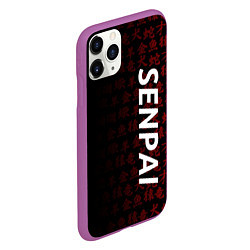 Чехол iPhone 11 Pro матовый SENPAI, цвет: 3D-фиолетовый — фото 2