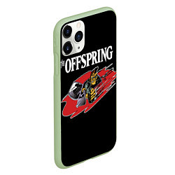 Чехол iPhone 11 Pro матовый The Offspring: Taxi, цвет: 3D-салатовый — фото 2