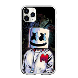 Чехол iPhone 11 Pro матовый Marshmello XXX