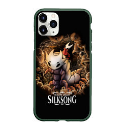 Чехол iPhone 11 Pro матовый Hollow Knight: Silksong, цвет: 3D-темно-зеленый