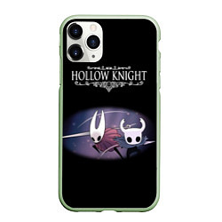 Чехол iPhone 11 Pro матовый Hollow Knight, цвет: 3D-салатовый
