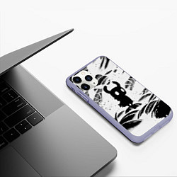 Чехол iPhone 11 Pro матовый Hollow Knight, цвет: 3D-светло-сиреневый — фото 2