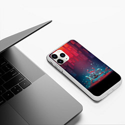 Чехол iPhone 11 Pro матовый Hollow knight, цвет: 3D-белый — фото 2