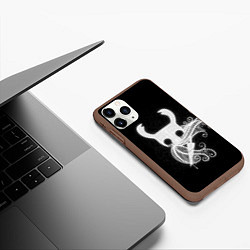 Чехол iPhone 11 Pro матовый Hollow Knight, цвет: 3D-коричневый — фото 2