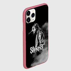 Чехол iPhone 11 Pro матовый Slipknot: Shadow Smoke, цвет: 3D-малиновый — фото 2