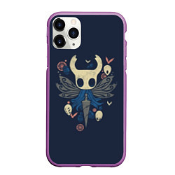 Чехол iPhone 11 Pro матовый Hollow Knight, цвет: 3D-фиолетовый